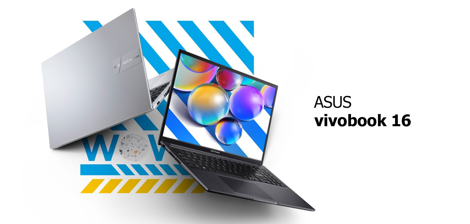 مشخصات لپ‌تاپ ایسوس 16 اینچی مدل Vivobook 16 M1605YA-MB345 R7(7730U) 16GB 512GB SSD AMD IPS ارتقا یافته | آترامارت